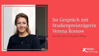 Deutscher Studienpreis 2021 Verena Rossow [upl. by Otreblanauj918]