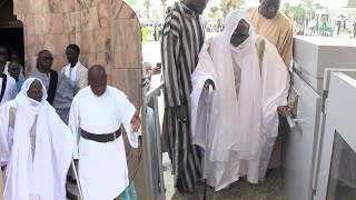 Installation dun ascenseur à la grande mosquée de Touba pour le khalif Général des Mourides Serigne [upl. by Elvia]