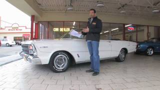 1966 Galaxie 500 Convertible for sale with test drive driving sounds and walk through video [upl. by Fruin]