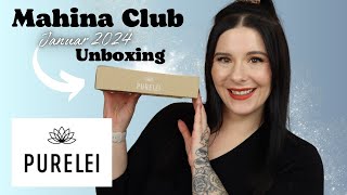 Purelei Mahina Club Januar 2024  UNBOXING amp Rabattcode [upl. by Annoyt]