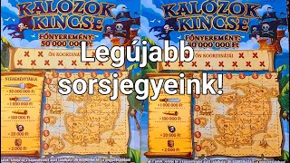 Kalózok Kincse Legújabb Sorsjegyek lekaparása [upl. by Aicertap]