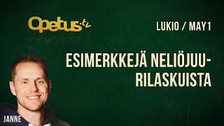 Esimerkkejä neliöjuurilaskuista [upl. by Eedrahs]