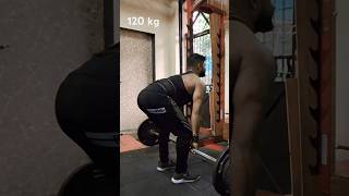 120 kg deadlift  fitdeepak gym [upl. by Slifka]