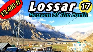 Losar Himachal Pradesh  Spiti Valley  Losar Hotels  Kaza To Kunzum Pass Road [upl. by Gusta]