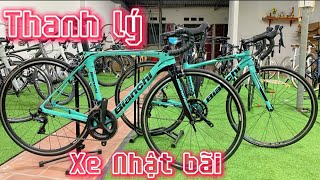 THANH LÝ NHẬT BÃI  Bianchi Oltre Xr3 Vs Bianchi Via Nirone 7  Giá rẻ bèo  0328740283 [upl. by Berman]