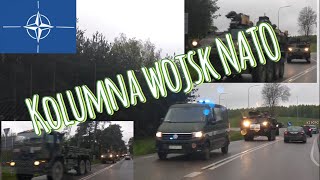 Kolumna wojskowa NATO [upl. by Ylrrad]