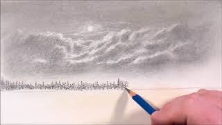 Drawing The Weather Moonlit Sky [upl. by Ramunni]