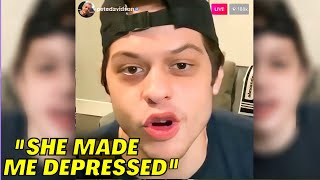 Pete Davidson REVEALS Why He Left Kim Kardashian IG Live [upl. by Settle75]