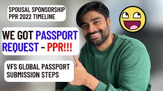 We got PASSPORT REQUEST  Our PPR timeline  Canada PR  Spousal Sponsorship 20212022 Update [upl. by Schofield255]