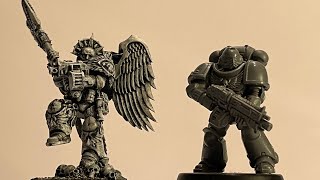 Space Marine Sanguinary Guard Blood Angels and Mark 3 True scale conversion [upl. by Shaer390]