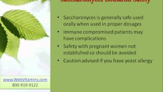 Saccharomyces Boulardii Uses and Side Effects [upl. by Shipp]