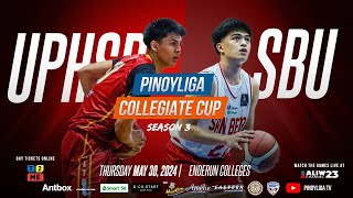 🎥 LIVESTREAM ALERT🎥 PINOYLIGA COLLEGIATE CUP S3  SBU RED LIONS vs UPHSD ALTAS [upl. by Darline607]