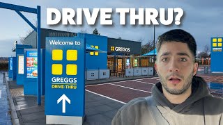 Greggs FIRST EVER Drive Thru [upl. by Tallulah37]