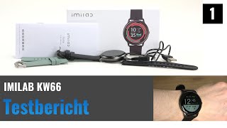 IMILAB KW66 im Test  Was kann die extrem preiswerte Smartwatch [upl. by Aiekahs307]