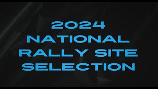 2024 Rally Site Selection Show [upl. by Airpal]