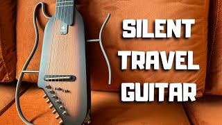 Donner HUSHI Silent Travel Guitar  How Good Is It Review amp Sound Demo [upl. by Ecertal]