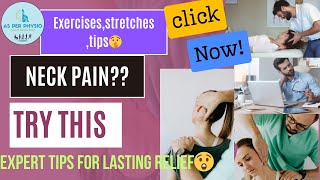 “Ultimate Guide to managing chronic neck painExercises Stretches and Expert tips👍 [upl. by Parish]