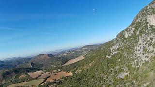 Flight from Poniente and landing out Algodonales Paragliding Spain [upl. by Follmer]