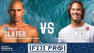 Kelly Slater vs Jordy Smith  Fiji Pro 2016 [upl. by Luht]