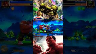 the overseer vs red hulk fight 👊 gameplay shortvideo redhulk marvelcontestofchampions gaming [upl. by Atileda]