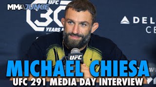 Michael Chiesa Claims He Offered To Fight Bo Nickal on Short Notice Still Interested  UFC 291 [upl. by Orvil628]