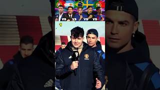 Ronaldo VS Messi VS Neymar VS Ibra VS Cancelo Funny Interviews [upl. by Harbard631]