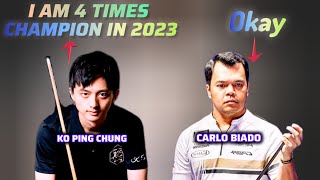 Carlo Biado 🆚 Ko Ping Chung  Full Highlights 9Ball race to 7 [upl. by Fezoj880]