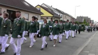 Großer Jubiläumsfestzug Erftstadt Gymnich 2014 Schützenfest [upl. by Ahseinad473]