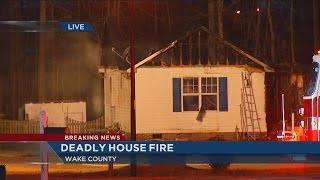 1 killed in Wake County house fire [upl. by Moulton]