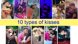 10 types of kisses  10 types of kisses on lips  top 10 types of kiss  kiss  Rose Pandav Official [upl. by Jayme]