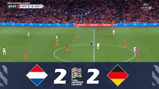 Nederland versus Duitsland 22  UEFA Nations League 202425  Wedstrijd hoogtepunten [upl. by Ihab]