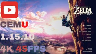 The Legend of Zelda Breath of the WildWii Uon CemU Game Play Part FHD 1080P [upl. by Cosme]