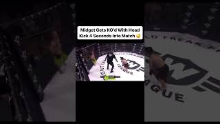 Midgets gets KOd with head kick 4 seconds into the match [upl. by Enelloc174]