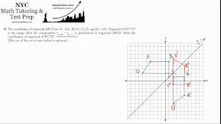 Geometry Regents June2012 36  Transformations Graphical Composition [upl. by Sined]