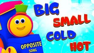 Bob den Zug  Gegensätze Lied  pädagogisches Lied  Bob Opposites Song  Kids Tv Deutschland [upl. by Saref243]