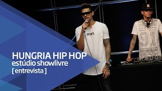 Rapper fala sobre seus singles de sucesso  Hungria Hip Hop Ao Vivo no Estúdio Showlivre Entrevista [upl. by Eldwen]