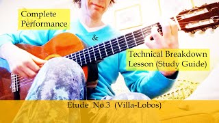 VillaLobos Etude 3 [upl. by Auqenat869]