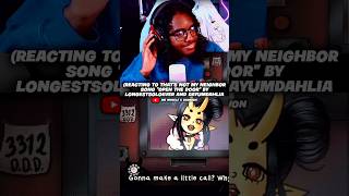 This That’s Not My Neighbor song is straight Fire  Reacting to Animated song shorts reaction [upl. by Artcele838]