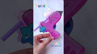 DIY hot glue gun for fun 🔫 shorts tonniartandcraft love craft art diy [upl. by Ynwat193]