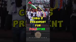 Brave Cuba’s President Havana’s Call for Justice 🇵🇸 shorts palestine protest lebanon iran [upl. by Landre]