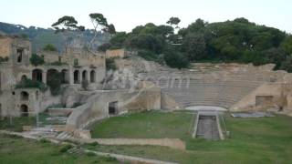 Teatro Greco del Parco Archeologico Pausilypon Napoli  Campania [upl. by Fruin]