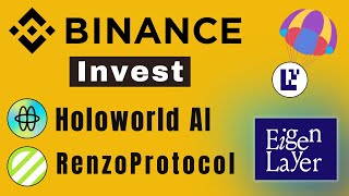 Binance Backing Project Airdrop  Big Airdrop Full Guide [upl. by Immat]