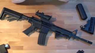 ICS M4A1 SAEG Airsoft  Review [upl. by Atinrahs]