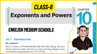 Chapter 10  Exponents And Powers  Class 8 Maths brightstartlearning class8maths [upl. by Lidah]