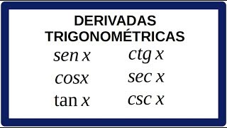 Derivadas trigonométricas directas [upl. by Etta129]