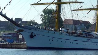 Gorch Fock vor Marineschule Mürwik [upl. by Loralee]