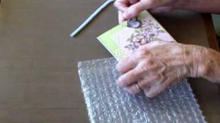 Mailing Cards with Embellishments [upl. by Laufer]