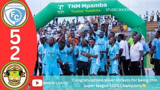 Final Full Highlights Sliver strikers 5  2 Dedza Dynamos [upl. by Aurlie]