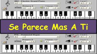 Se Parece Mas A Ti  Jambao  Piano Electronico 25 [upl. by Valer]