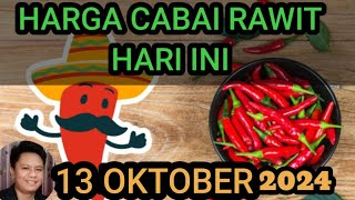 update harga cabai rawit terkini 13 Oktober 2024 di pasar induk pare kediri jawa timur [upl. by Alexi]